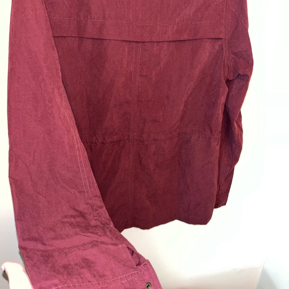 Love Tree Maroon Military Style Jacket Size M NWT - Picture 10 of 10